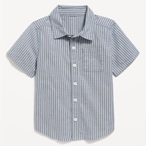 Old navy Striped Short-Sleeve Oxford Shirt